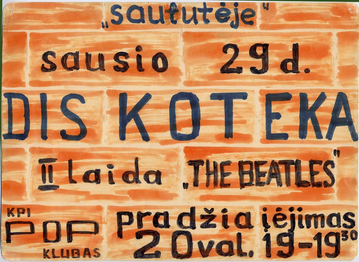 Skelbimas-Diskoteka-II-1971